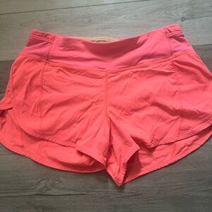Lululemon coral shorts